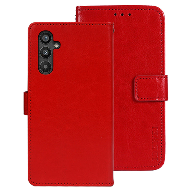 IDEWEI For Samsung Galaxy A34 5G PU Leather Flip Phone Cover Protective Case Stand Feature Crazy Horse Texture Wallet IDEWEI For Samsung Galaxy A34 5G PU Leather Flip Phone Cover Protective Case Stand Feature Crazy Horse Texture Wallet